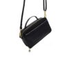 MŌSZ Naomi Crossbody Plain Jungle Black Shiny Light Gold