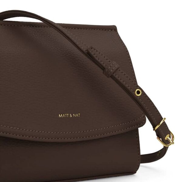 Matt & Nat Erika Purity Crossbody Bag Chocolate