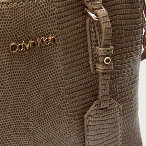 Calvin Klein Top Handle Crossbody Beige