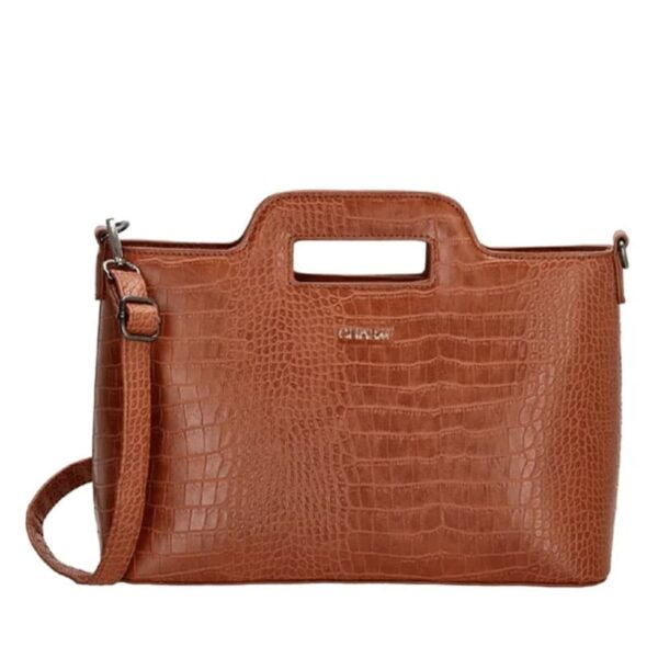Charm London Midwood Shoulderbag Large Cognac