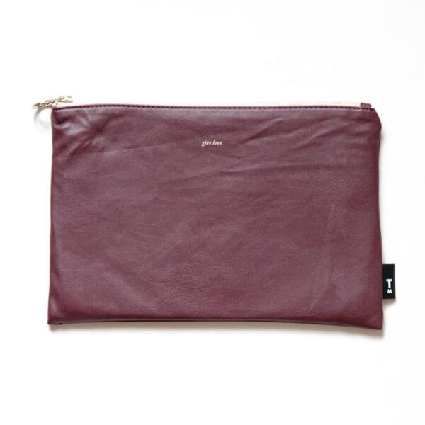 TINNE + MIA Feel Good Pouch XL Burgundy