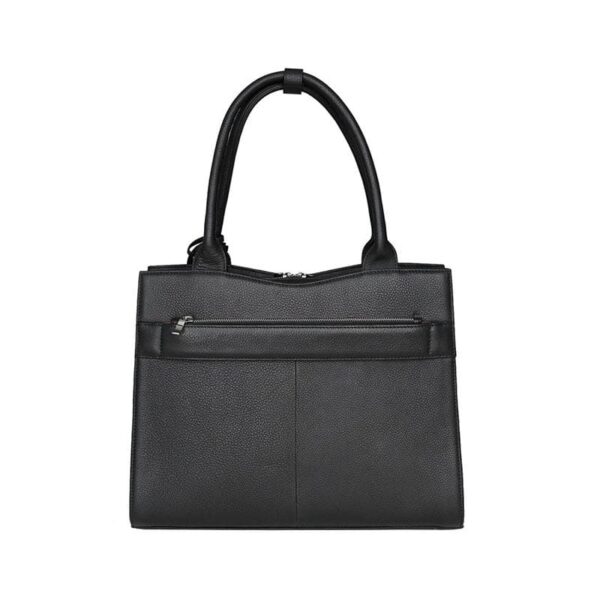 Socha Genuine Leather Business Bag 12-14" Diamond Edition Black