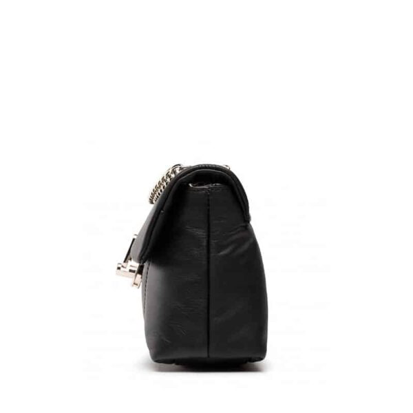 Ted Baker Ayahli Leather Puffer Quilted Shoulder Bag Black