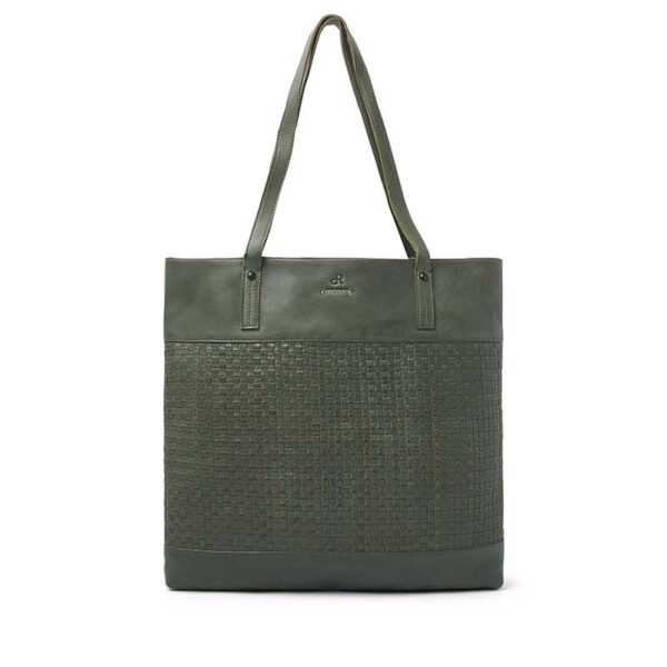 dR Amsterdam Tampa Braided Shopper Black