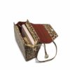 MŌSZ Phoebe Handbag Jungle Taupe Shiny Light Gold