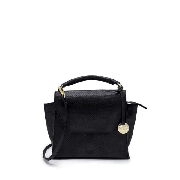 MŌSZ Phoebe Handbag Jungle Black Shiny Light Gold