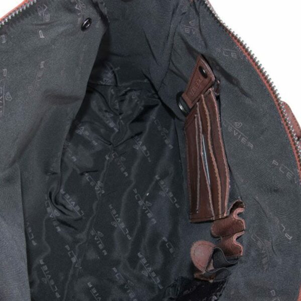 Plevier Beryl leren damestas 15.6 inch donkerbruin