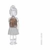Zebra Trends Kinder Backpack S Leo Camel Pink