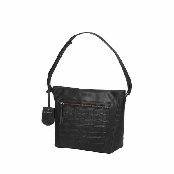 Burkely Croco Cassy Hobo Taupe