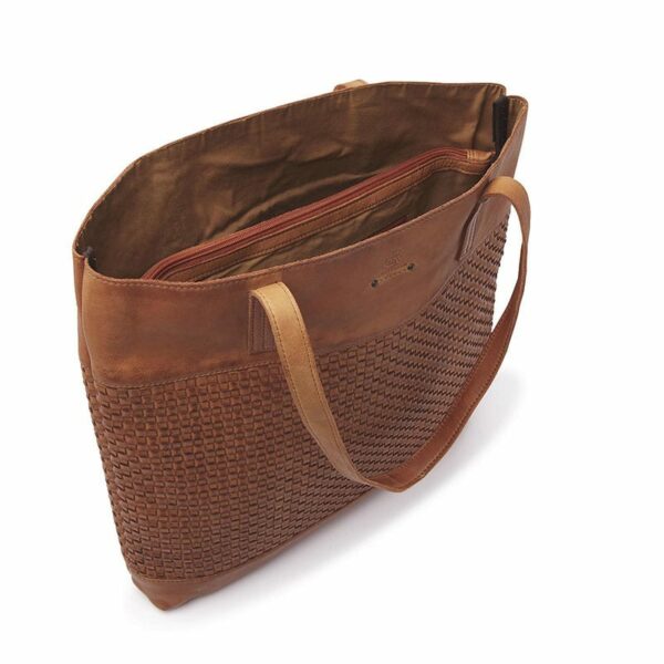 dR Amsterdam Tampa Braided Shopper Black