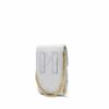 MŌSZ Bag Phone Bag Large Quilted Off white Shiny Light gold
