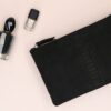 LouLou Essentiels 04Clutch Bag Sugar Snake Black