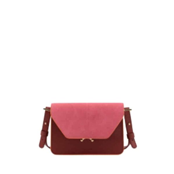 The Sticky Sis Club Shoulderbag | La Promenade | Vin Rouge + Tullip Pink