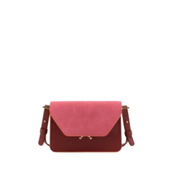 The Sticky Sis Club Shoulderbag | La Promenade | Vin Rouge + Tullip Pink