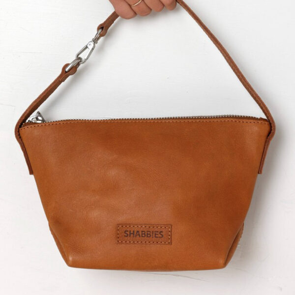 Fred de La Bretoniere Crossbody Grain Leather Beige