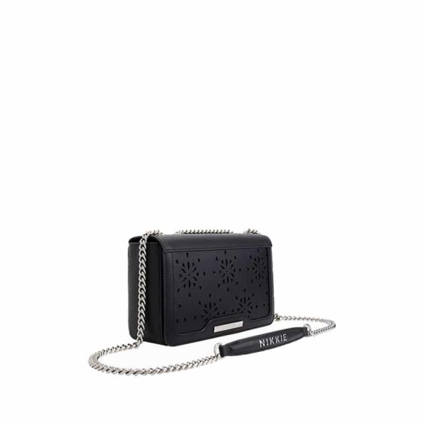 NIKKIE Small Handle Shoulderbag Black Denim