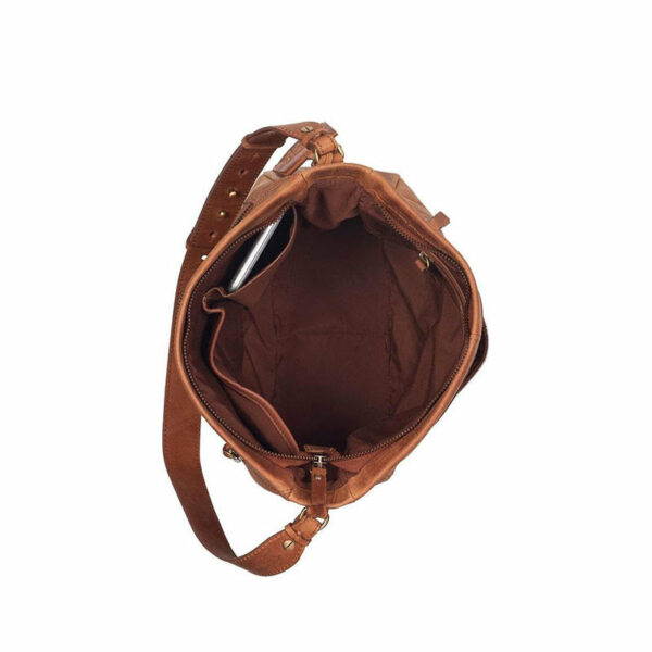 Burkely Croco Cassy Hobo Taupe