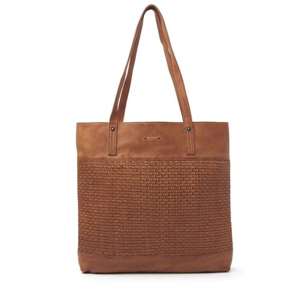 dR Amsterdam Tampa Braided Shopper Black