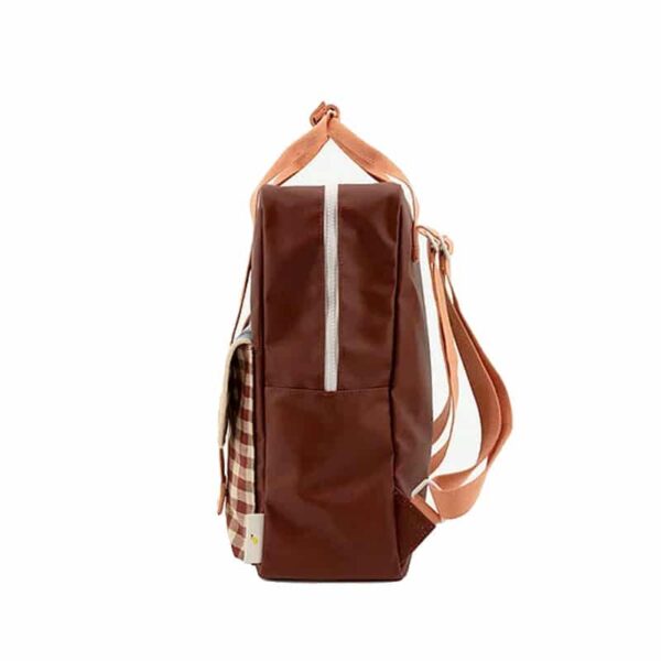 Sticky Lemon Backpack Large | Gingham | Cherry Red + Sunny Blue +  Berry Swirl