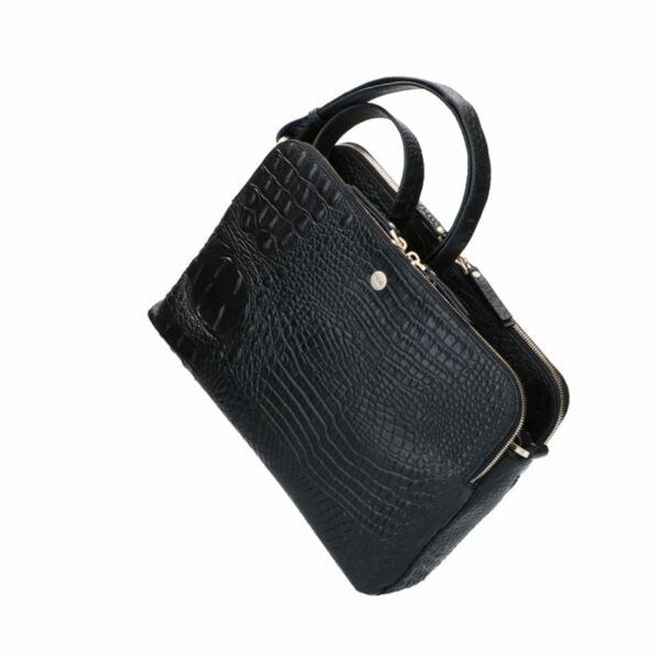 FMME Crossbody Carmen 10.5' Croco Black