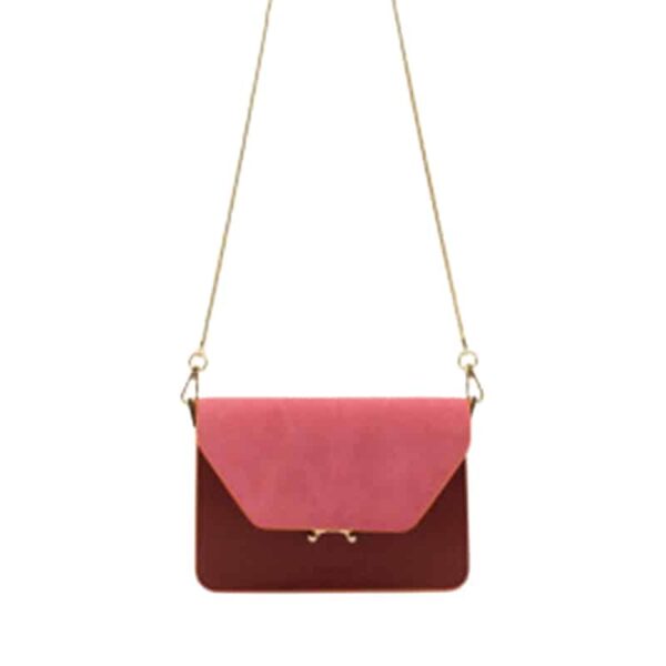 The Sticky Sis Club Shoulderbag | La Promenade | Vin Rouge + Tullip Pink