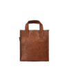 MYOMY My Paper Bag Square Shopper Anaconda Brandy