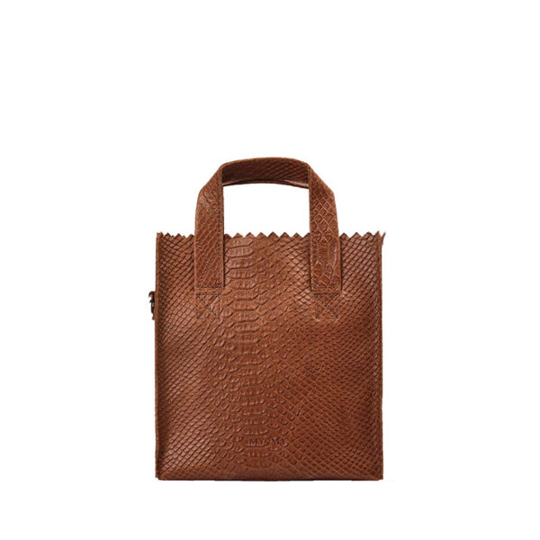 MYOMY My Paper Bag Square Shopper Anaconda Brandy
