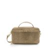 MŌSZ Naomi Crossbody Plain Jungle Black Shiny Light Gold
