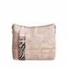 Zebra Trends Shopper Natural Bag Rosa Olijf