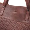 dR Amsterdam Tampa Braided Shopper Brown
