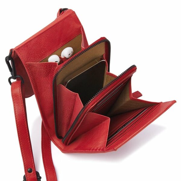 dR Amsterdam Tampa Flap Schoudertas / Portemonnee Red