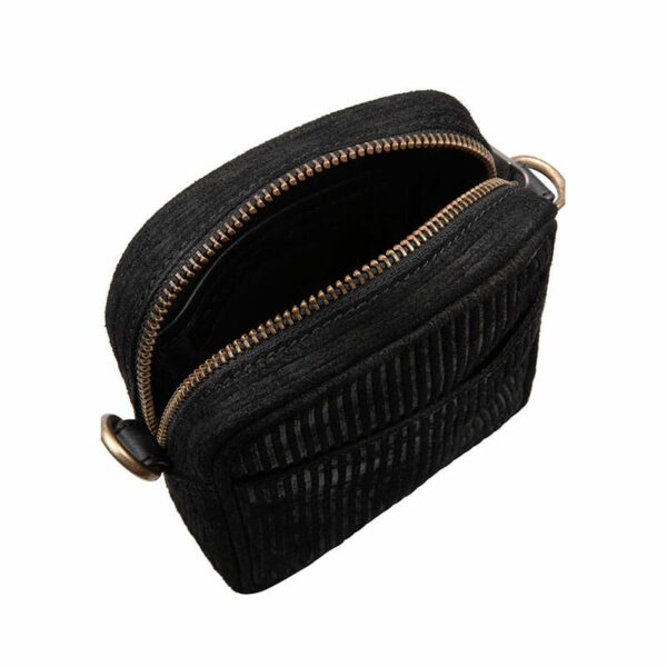 Cowboysbag Ribbed Crossbody Buragga Zwart