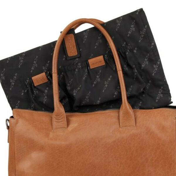 Plevier Copal Schoulderbag 17.3 Inch Cognac
