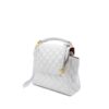 MŌSZ Phoebe Handbag Quilted Black Shiny Light Gold