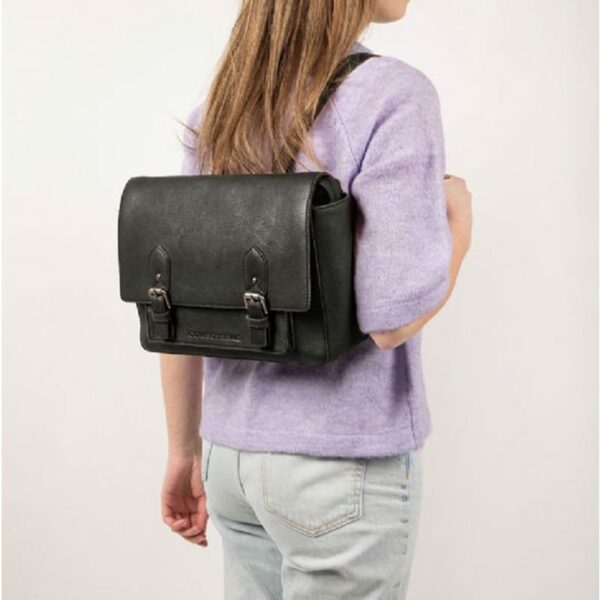 Cowboysbag Backpack Genua X Saskia Weerstand Black