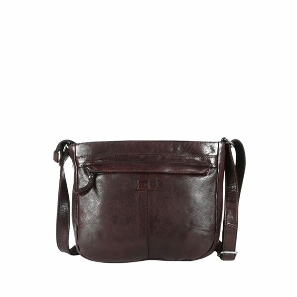 Genicci Rivers Messenger Bag Dark Brown