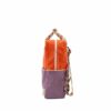 Sticky Lemon Backpack Large | Colourblocking | Orange Juice + Plum Purple + Schoolbus Brown