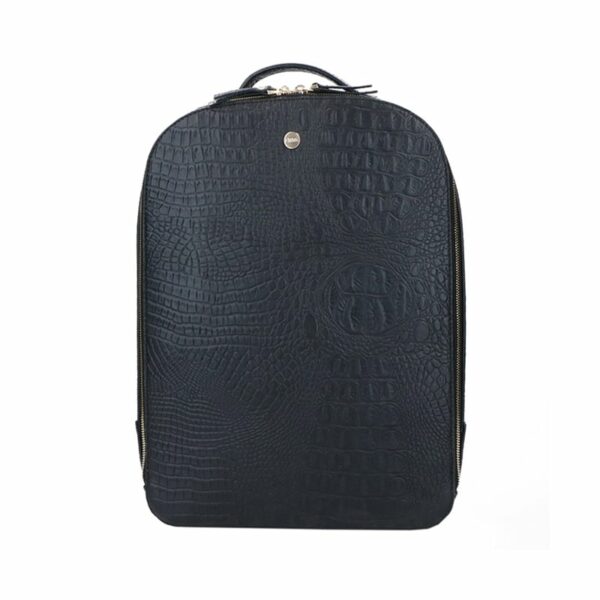 FMME Claire Backpack 15.6" Croco Black