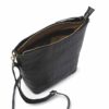 dR Amsterdam Laurel Croco Shopper Black