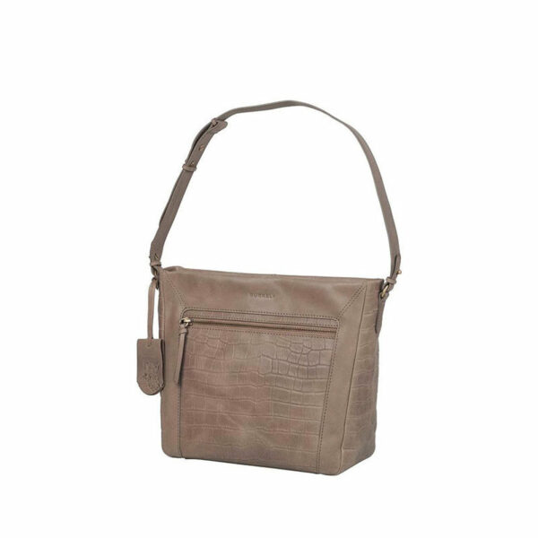 Burkely Croco Cassy Hobo Taupe