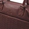 dR Amsterdam Tampa Braided Hand / Shoulderbag Brown