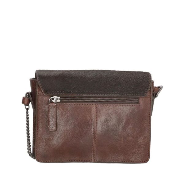 Micmacbags Mendoza Schoudertas Donkerbruin