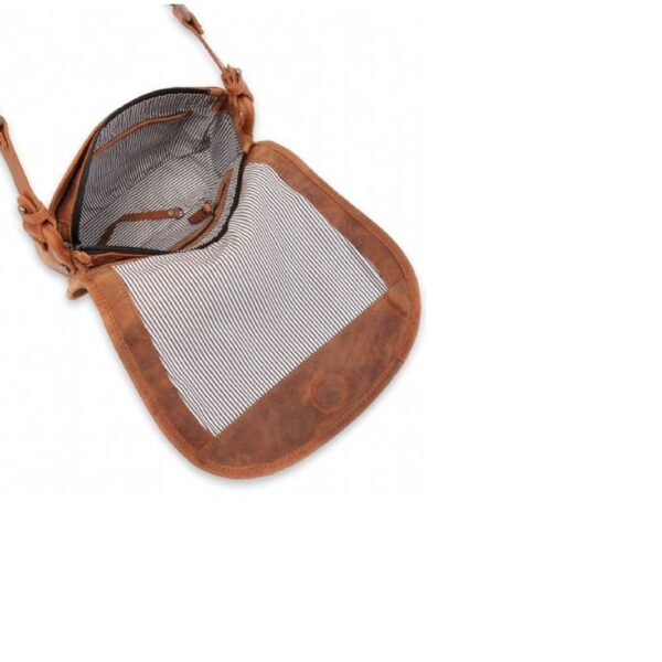Berba Leather Saddle Bag Barbarossa Coffee