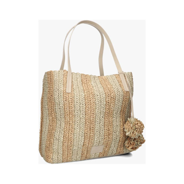 Fred de La Bretoniere Crossbody Grain Leather Beige
