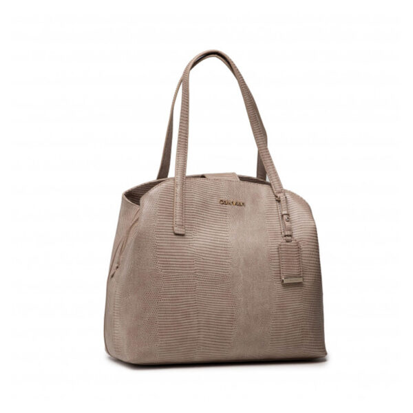 Calvin Klein Ck Must Shoulder Bag Md Lizard Grey