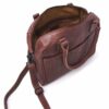 dR Amsterdam Tampa Braided Hand / Shoulderbag Brown