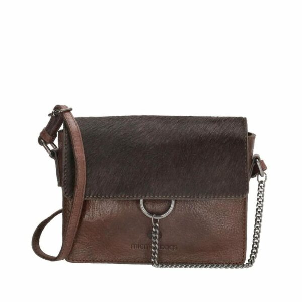 Micmacbags Mendoza Schoudertas Donkerbruin