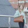 Plevier Copal Schoulderbag 17.3 Inch Cognac