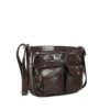 Genicci Rivers Messenger Bag Dark Brown