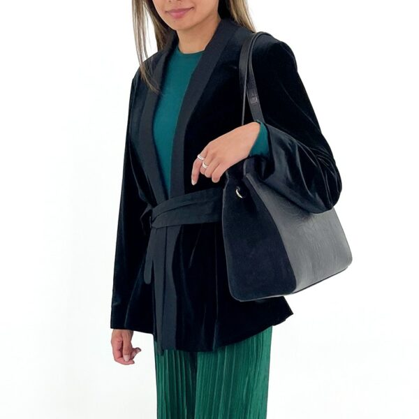 LouLou Essentiels 104BAG Lazy Lizard Black